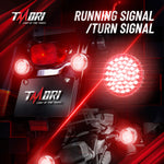 Upgraded 1157 Motorcycle LED Turn Signals Super Bright Bulbs Compatible for HarleyDavidson Motorcycles Bullet Style Blinker Lamp*2 with 2 Smoke Bullet Lens Covers