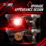 Upgraded 1157 Motorcycle LED Turn Signals Super Bright Bulbs Compatible for HarleyDavidson Motorcycles Bullet Style Blinker Lamp*2 with 2 Smoke Bullet Lens Covers