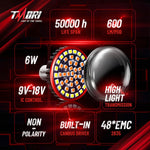 Upgraded 1157 Motorcycle LED Turn Signals (21White + 27Amber) Super Bright Bulbs Compatible for HarleyDavidson Motorcycles Bullet Style Blinker Lamp*2 with 2 Smoke Bullet Lens Covers