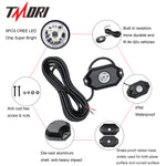 led rock light,4 Pods With High Quality Chip. Rock lights kits have 12 beads, more than the other rock light kits. High quality led chip, provide brighter lights and low energy consumption.  Special in White led rock light kit,jeep rock lights,off road rock lights,rgb rock lights,led rock light kit,led rock lights,jeep jk rock lights