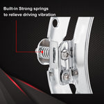 7inch Round Headlight Ring Mounting Bracket for Motorcycle Harley Davidson Jeep Wrangler Headlights 7 inch 7‘’ LED Road King Headlight Chrome Mount Trim