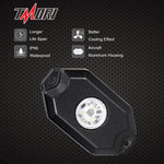 led rock light,4 Pods With High Quality Chip. Rock lights kits have 12 beads, more than the other rock light kits. High quality led chip, provide brighter lights and low energy consumption.  Special in White led rock light kit,jeep rock lights,off road rock lights,rgb rock lights,led rock light kit,led rock lights,jeep jk rock lights