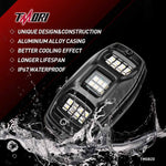 TM0820 4Pods Underbody Rock Light Kits,RGBW LED Rock Light Kits with APP Bluetooth Controller