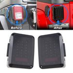 LED Tail Lights Compatibility for 2007-2018 Jeep Wrangler JK JKU Smoked LED Tail Lights