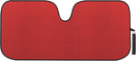 TMORI Front Windshield Sun Shade - Jumbo Accordion Folding Auto Sunshade for Car Truck SUV - Blocks UV Rays Sun Visor Protector - Keeps Your Vehicle Cool - 66 x 27 Inch (Red)
