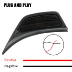 Sunpie LED Fender Side Marker Lights DRL Dynamic Turn Signal Compatible with 2018-2025 Jeep Wrangler 4xe JL JLU Jeep Gladiator JT