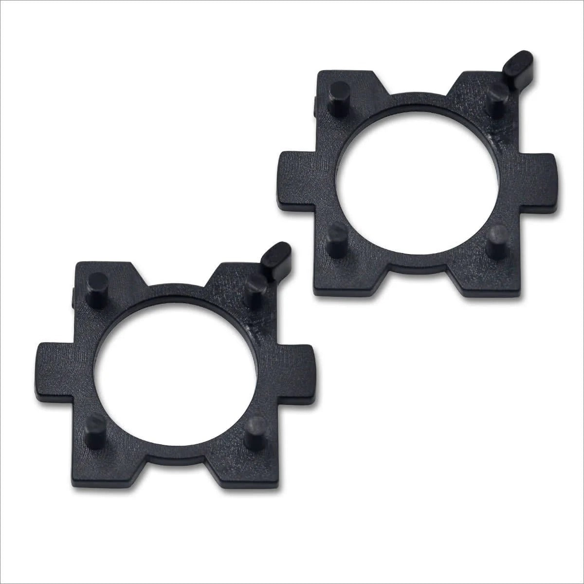 TMORI 2x H7 LED Bulb Holder Adapter Retainer Fit For Mazda