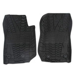 Jeep Front Floor Mat Liners for 2014-2018 Jeep Wrangler JK & JKU 2/4 Door