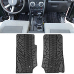 '07-'13 Jeep Wrangler JK 2-Door with Texture TPE Front & Rear Floor Mats