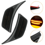Sunpie LED Fender Side Marker Lights DRL Dynamic Turn Signal Compatible with 2018-2025 Jeep Wrangler 4xe JL JLU Jeep Gladiator JT