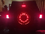 LED Third Brake Lights/ LED Ring High Mount Stop 3rd Tail Light for 1997-2018 Jeep Wrangler JK JKU LJ YJ CJ