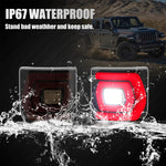 Jeep Gladiator Half-Round 70W LED Taillights (No Blind Spot Monitoring) (2Pcs/Set)