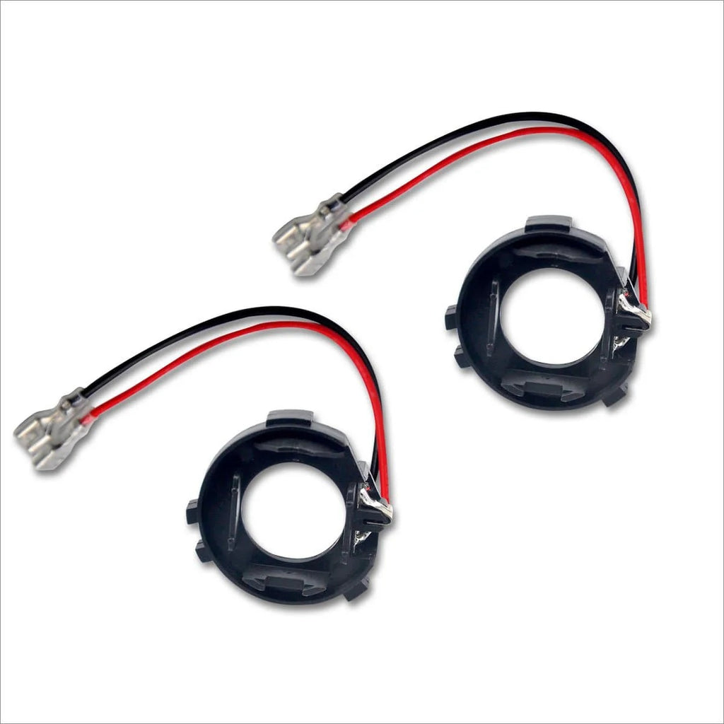 TMORI 2x H7 LED Bulb Holder Adapter Retainer Fit for Mercedes-Benz Volkswagen