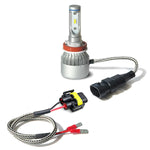 TMORI LED Bulb H11 To H11B Extension Cable Conversion Wiring Harness Fit for Hyundai Kia