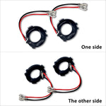 TMORI 2x H7 LED Bulb Holder Adapter Retainer Fit for Mercedes-Benz Volkswagen