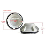 TMORI Fit for Toyota Highlander Lexus LX570 LED Bulb Dust Cover Seal Cap Waterproof OEM Design