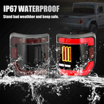 LED Tail Lights with Blind Spot Sensor Compatibility for 2019-2025 Jeep Gladiator JT (2pcs/set)