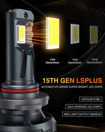 TMORI 100w 10000lm CAN bus hb3 9005 led headlight bulbs kit