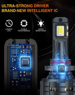 TMORI 100w 10000lm CAN bus hb3 9005 led headlight bulbs kit