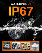 TMORI 100w 10000lm CAN bus hb3 9005 led headlight bulbs kit
