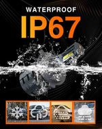 TMORI 100w 10000lm CAN bus H4 automotive led headlight bulbs kit
