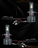 TMORI 100w 10000lm CAN bus H4 automotive led headlight bulbs kit