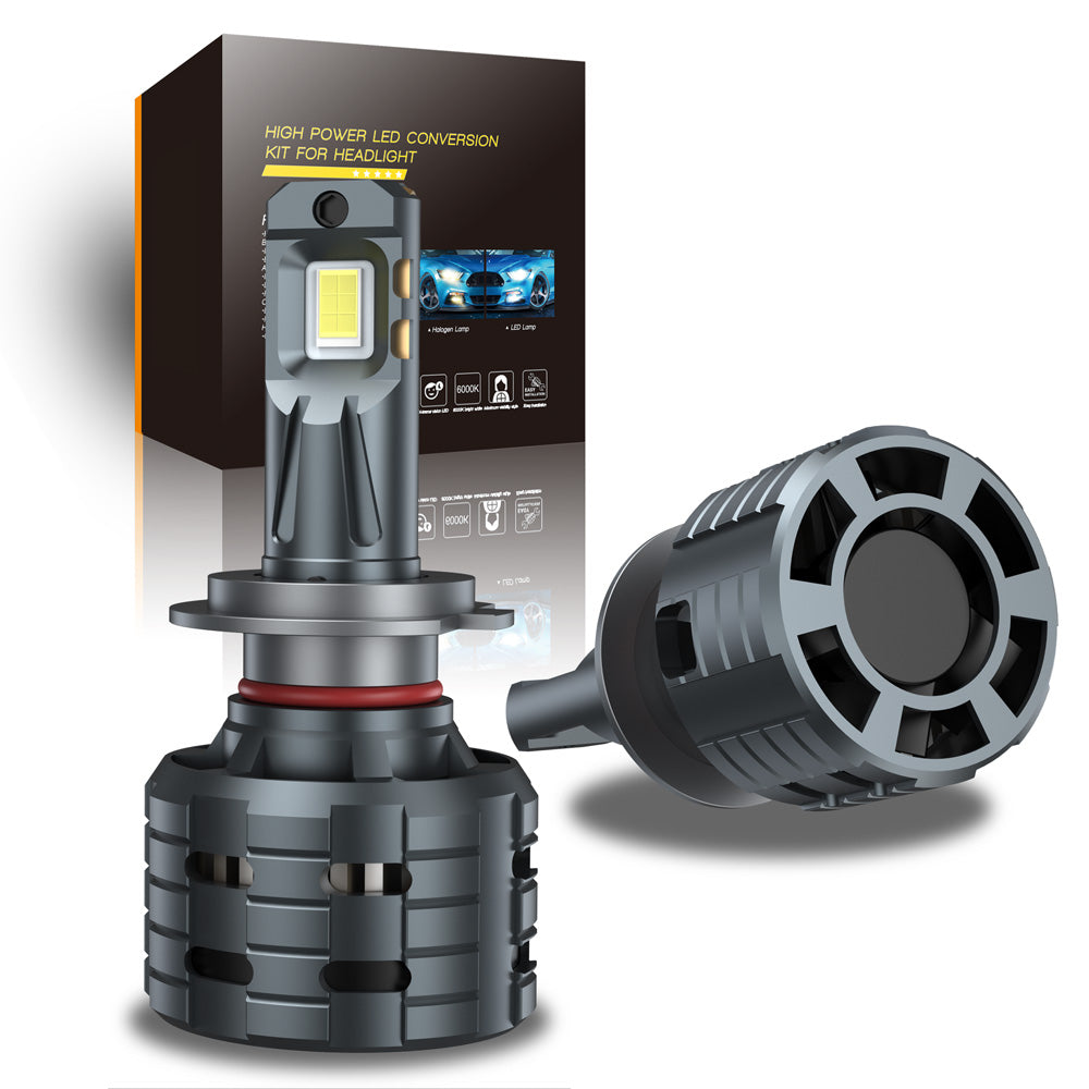 TMORI 100w 10000lm CAN bus H7 automotive led headlight bulbs kit