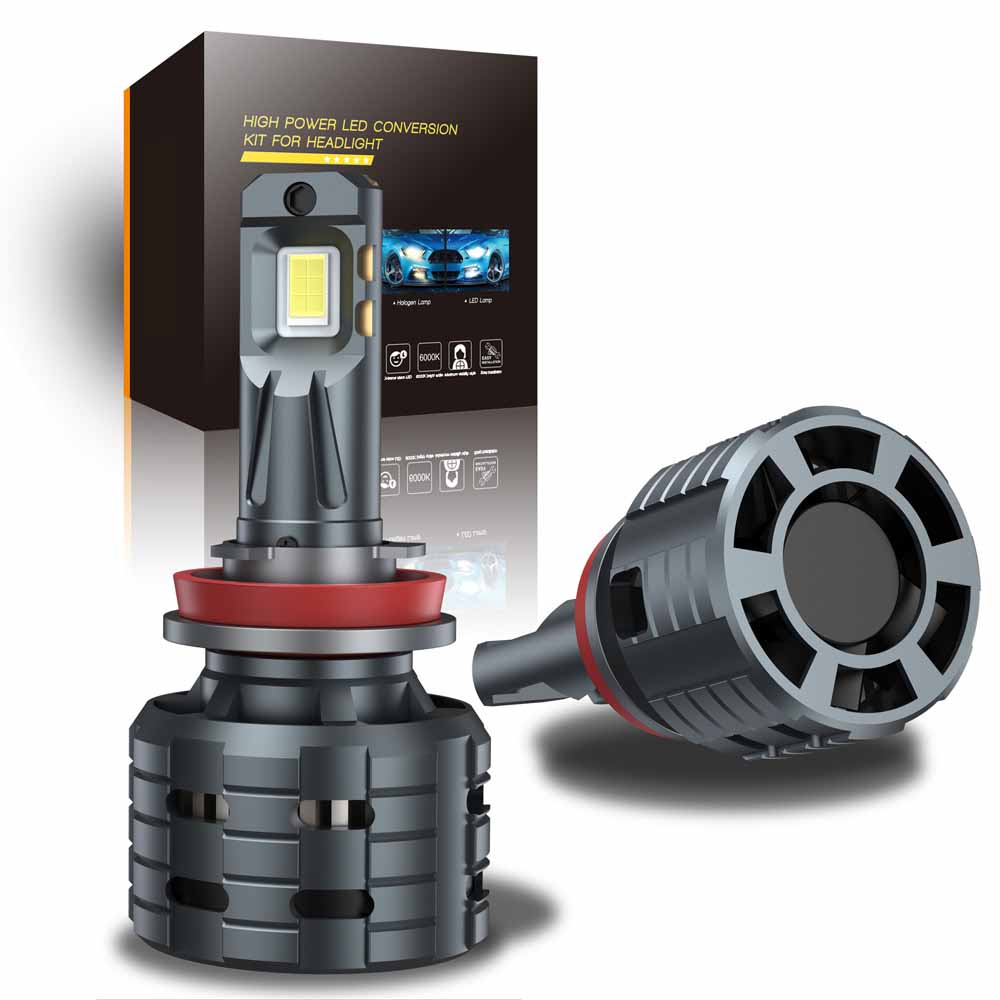 TMORI 100w 10000lm CAN bus H8 H9 H11 automotive led headlight bulbs kit
