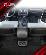 Tmori '07-'13 Jeep Wrangler JK 2-Door with Texture TPE Front & Rear Floor Mats