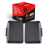 LED Tail Lights Compatibility for 2007-2018 Jeep Wrangler JK JKU Smoked LED Tail Lights