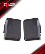 LED Tail Lights Compatibility for 2007-2018 Jeep Wrangler JK JKU Smoked LED Tail Lights