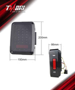 LED Tail Lights Compatibility for 2007-2018 Jeep Wrangler JK JKU Smoked LED Tail Lights