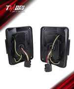 LED Tail Lights Compatibility for 2007-2018 Jeep Wrangler JK JKU Smoked LED Tail Lights