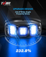 TMORI RGBW Rock Lights for Trucks & UTV - 8 Pods, App Controlled Flashing Music Mode