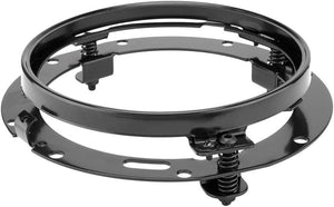 7 inch Round Headlight Ring Mounting Bracket Compatible with Harley Davidson Road King Motorcycle Headlights 7inch 7‘’ LED Headlight Chrome Mount Trim