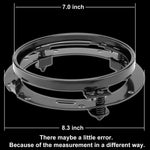 7 inch Round Headlight Ring Mounting Bracket Compatible with Harley Davidson Road King Motorcycle Headlights 7inch 7‘’ LED Headlight Chrome Mount Trim