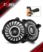 9" RGBW 3D LED Lens Halo Headlights + 4" RGBW Fog Lights Combo Kits for 2018-2025 Jeep Wrangler JL JLU & Jeep Gladiator JT