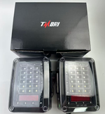 TMORI LED Tail Lights Compatibility for 2007-2018 Jeep Wrangler JK JKU Smoked LED Tail Lights
