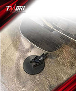 Tmori Motorcycle Kickstand Pad Hard Motorcycle Parking Stand for All Motorcycle Durable Kick Stand Coaster Support Plate Helps Park Your Bike on Hot Pavement Grass Soft Ground