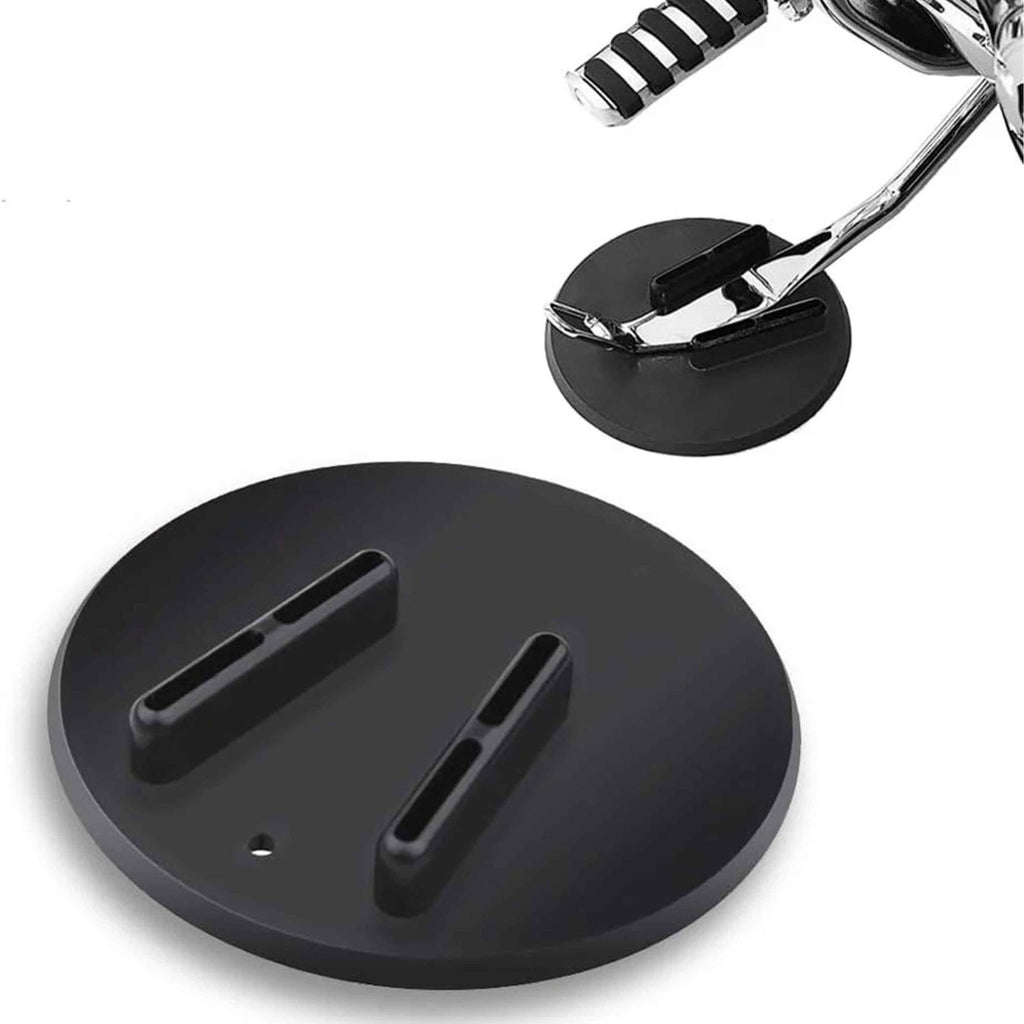 Tmori Motorcycle Kickstand Pad Hard Motorcycle Parking Stand for All Motorcycle Durable Kick Stand Coaster Support Plate Helps Park Your Bike on Hot Pavement Grass Soft Ground