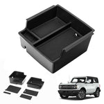 Center Console Storage Organizer for 2021-2024 Ford Bronco (Not compatible for Bronco Sport)