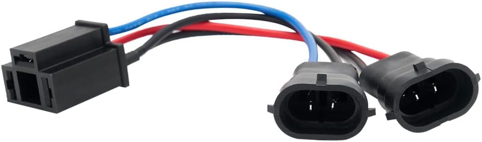 Tmori H4 to H9/H11 Dual Beam Headlight Splitter Harness Adapter for Harley Davidson Motorcycle,Wire Splitter fit HD Road Glide Street Glide Special Road King