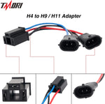 Tmori H4 to H9/H11 Dual Beam Headlight Splitter Harness Adapter for Harley Davidson Motorcycle,Wire Splitter fit HD Road Glide Street Glide Special Road King