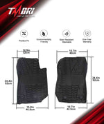 Jeep Front Floor Mat Liners for 2014-2018 Jeep Wrangler JK & JKU 2/4 Door