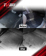 tmori '18-'25 Jeep Wrangler JL 2-Door All-Weather Front & Rear TPE Floor Mats