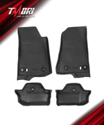 tmori '18-'25 Jeep Wrangler JL 2-Door All-Weather Front & Rear TPE Floor Mats