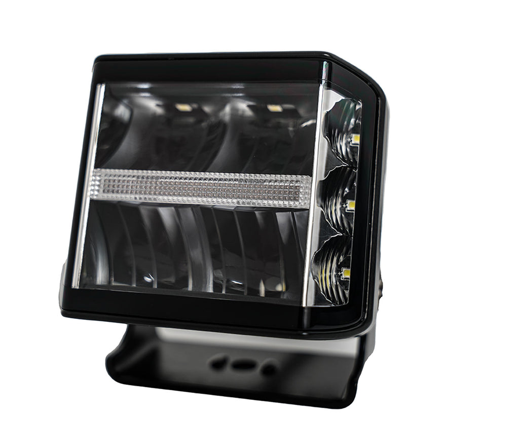 LED Pod Light - 70W Side Shooter - Flood Beam - 8,400 Lumens - 2-Pack