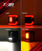 LED Tail Lights with Blind Spot Sensor Compatibility for 2019-2025 Jeep Gladiator JT (2pcs/set)