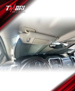 TMORI Front Windshield Sun Shade Accordion Folding Auto Sunshade for Car Truck SUV - Blocks UV Rays Sun Visor Protector - Keeps Your Vehicle Cool - 66 x 27 Inch (Red)