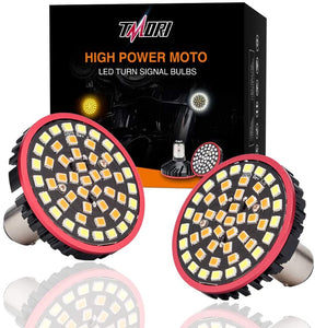 2" 1157 LED Turn Signals Bulb & Running Light Kit w/Dual Colors